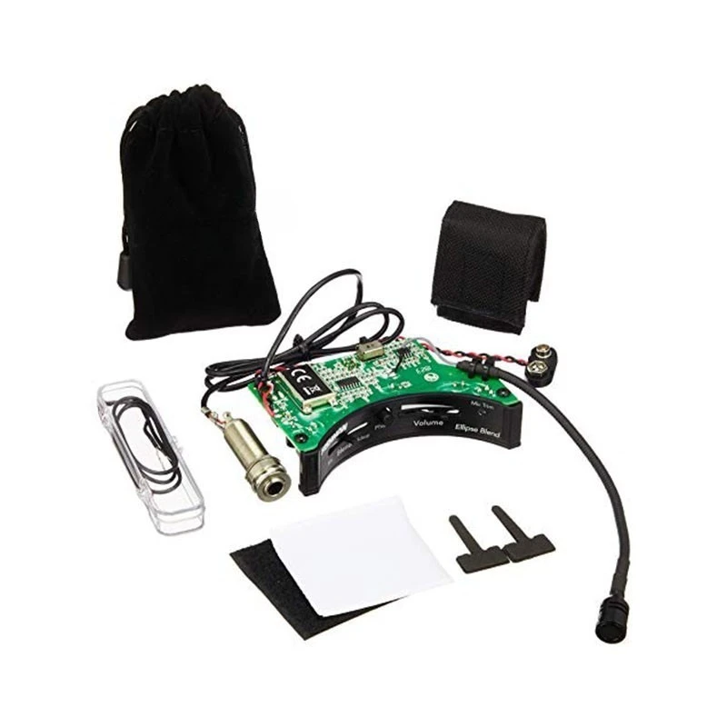 Guitar pickup, fingerstyle board pickup elliptical matrix mix