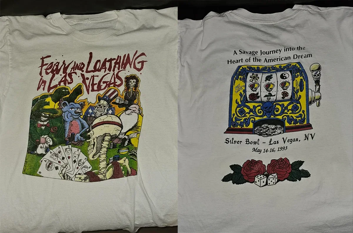 Fear and Loathing in Las Vegas 1993 Lot Shirt 2 side SG648