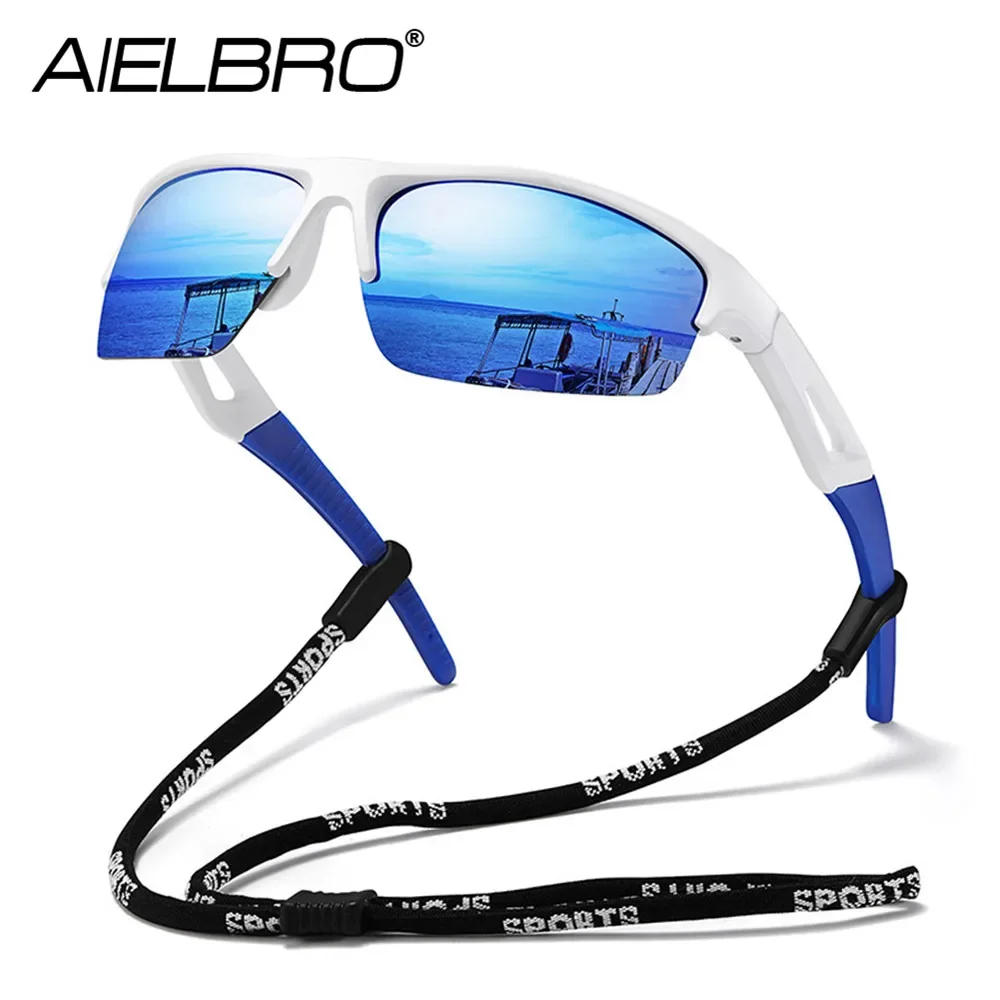 AIELBRO Photochromic Glasses Cycling Sunglasses Sets Men's Sunglasses Polarized Lightweight Cycling Eyewear Sunglasses for Men