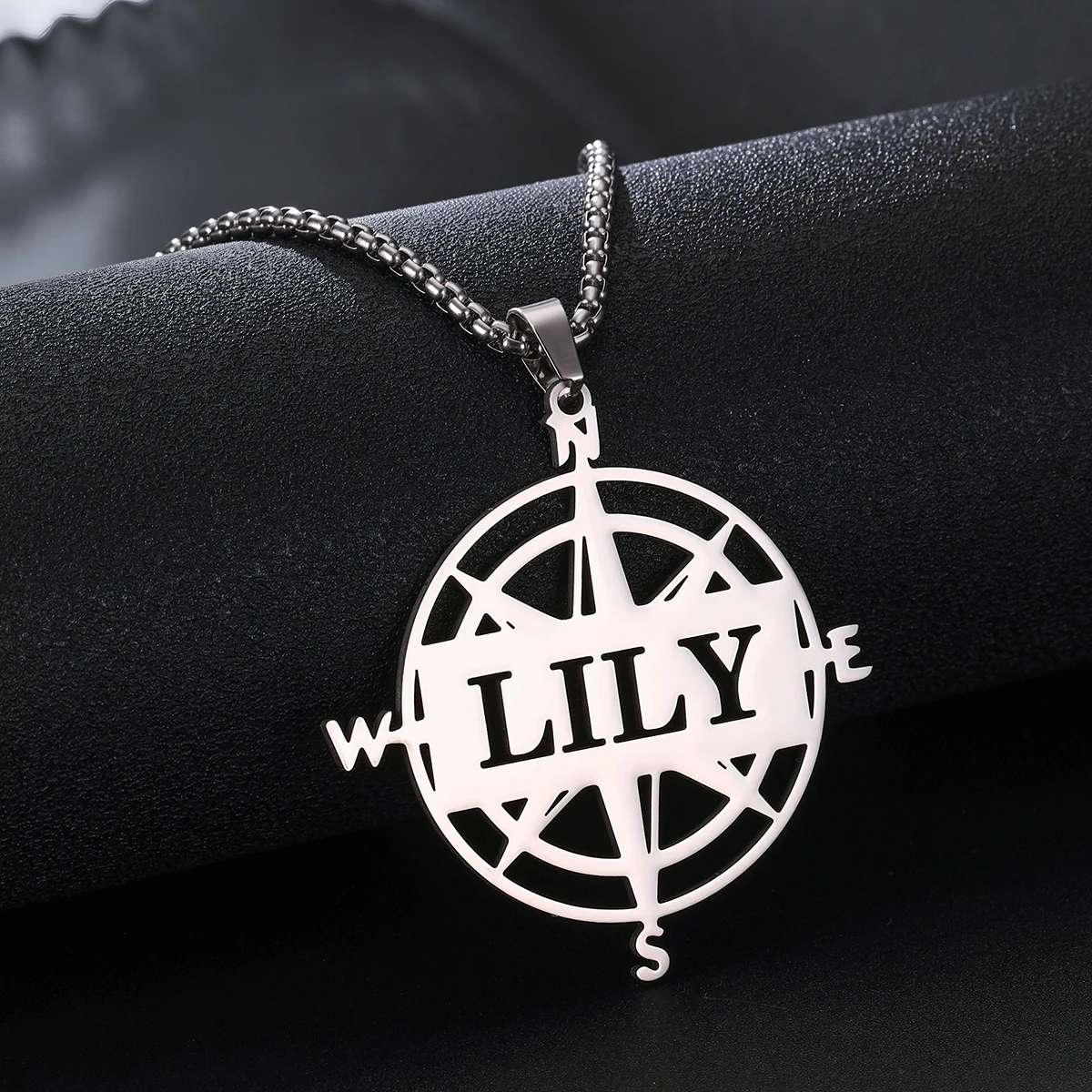 

Custom Name Necklace Personalized Silver Chain Stainless Steel Necklace For Women Man Customized Jewelry for Men Birthday Gift