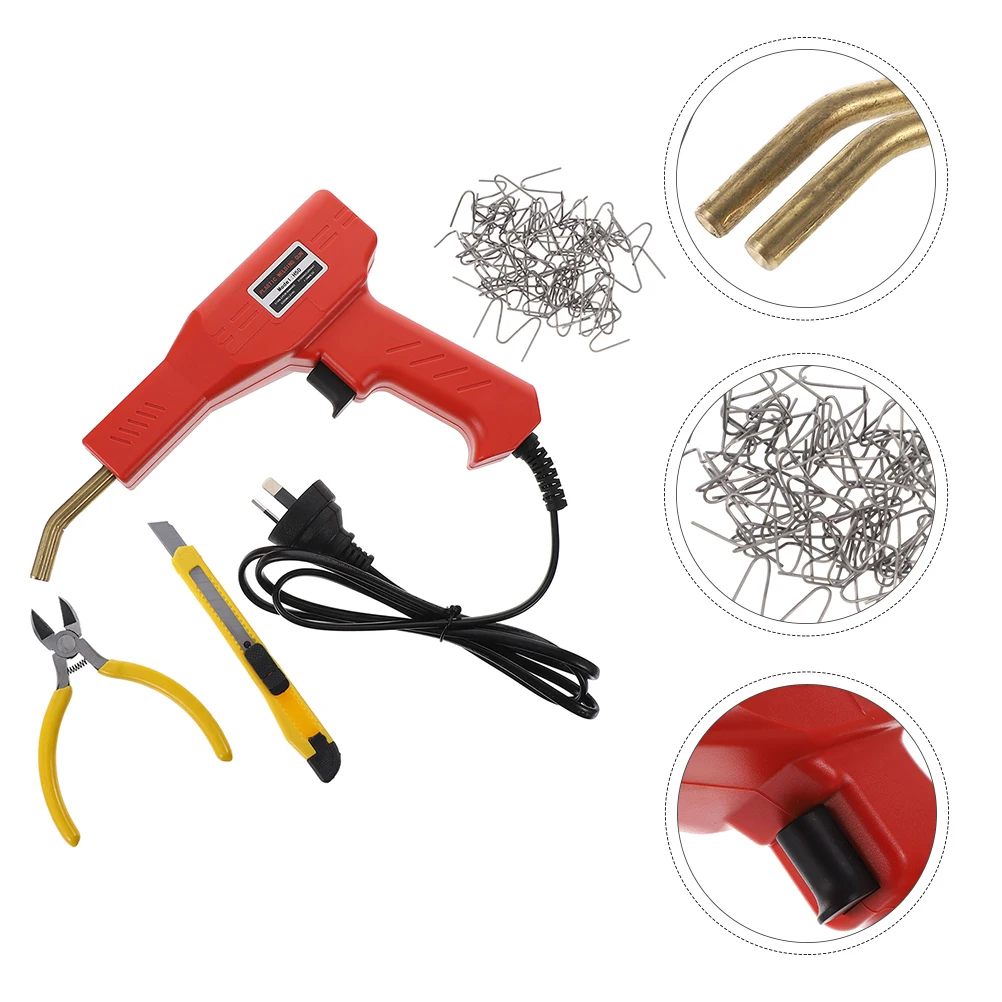 

1 Set Bumper Repair Machine Hot Stapler Plastic Welding Kit Car Repair Tool Handheld Bodywork Welder Car Bumper Welding Tool
