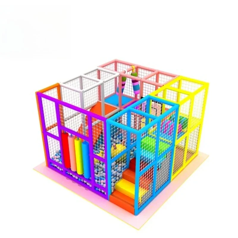 Naughty Castle Indoor-Spielplatz Kleines Sportzentrum mit Rutsche und Bällebad für Einkaufszentren