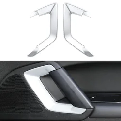 Car Front Door Handle Cover for Peugeot 308 308s 408 4008 2016 - 2019 Interior Door Decoration Sticker 2Pcs Trim Accessories