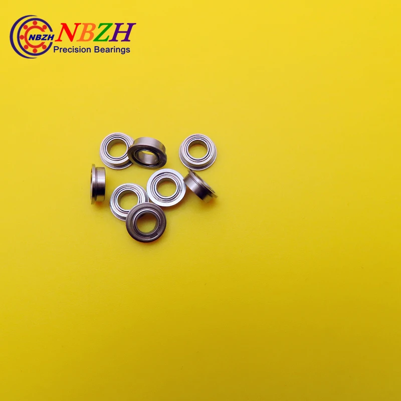 NBZH bearing1000pcs/lot Free Shipping Wholesale Boutique Flange Ball Bearings MF74ZZ / LF740ZZ Size 4*7*8.2*2.5*0.6 Mm