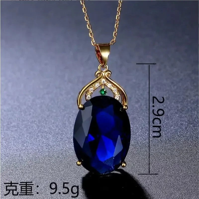 دخل الموضة قطرة الماء قيراط الملكة السويسرية قلادة مزاجه أنيقة سيدة الرقبة اكسسوارات الزفاف مجوهرات العصرية