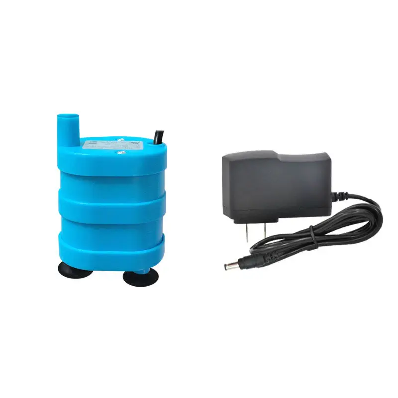 12V vertical small DC brushless water pump USB fish tank bottom suction submersible