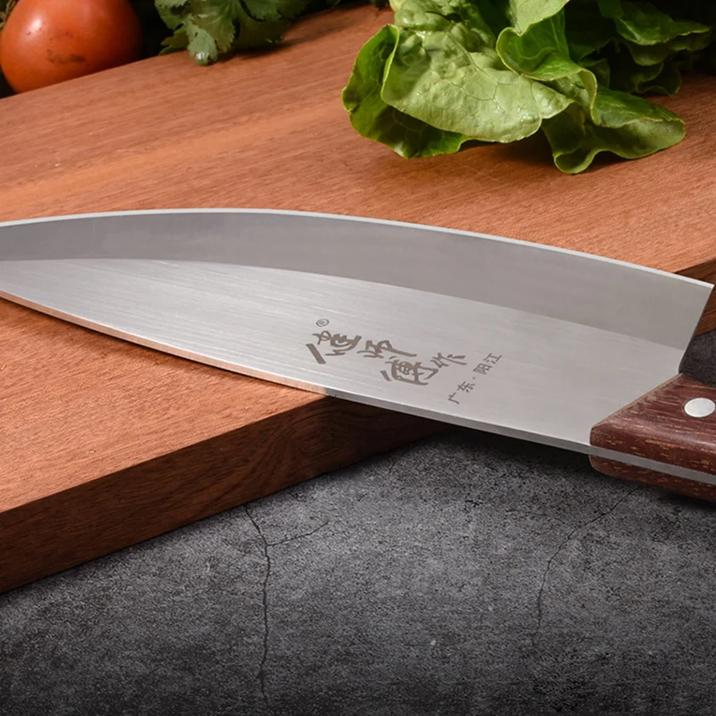 Meat Cleaver Kitchen Knife Stainless Steel Boning Butcher Knife Fish Vegetables Slicing Chef Knife Engraving