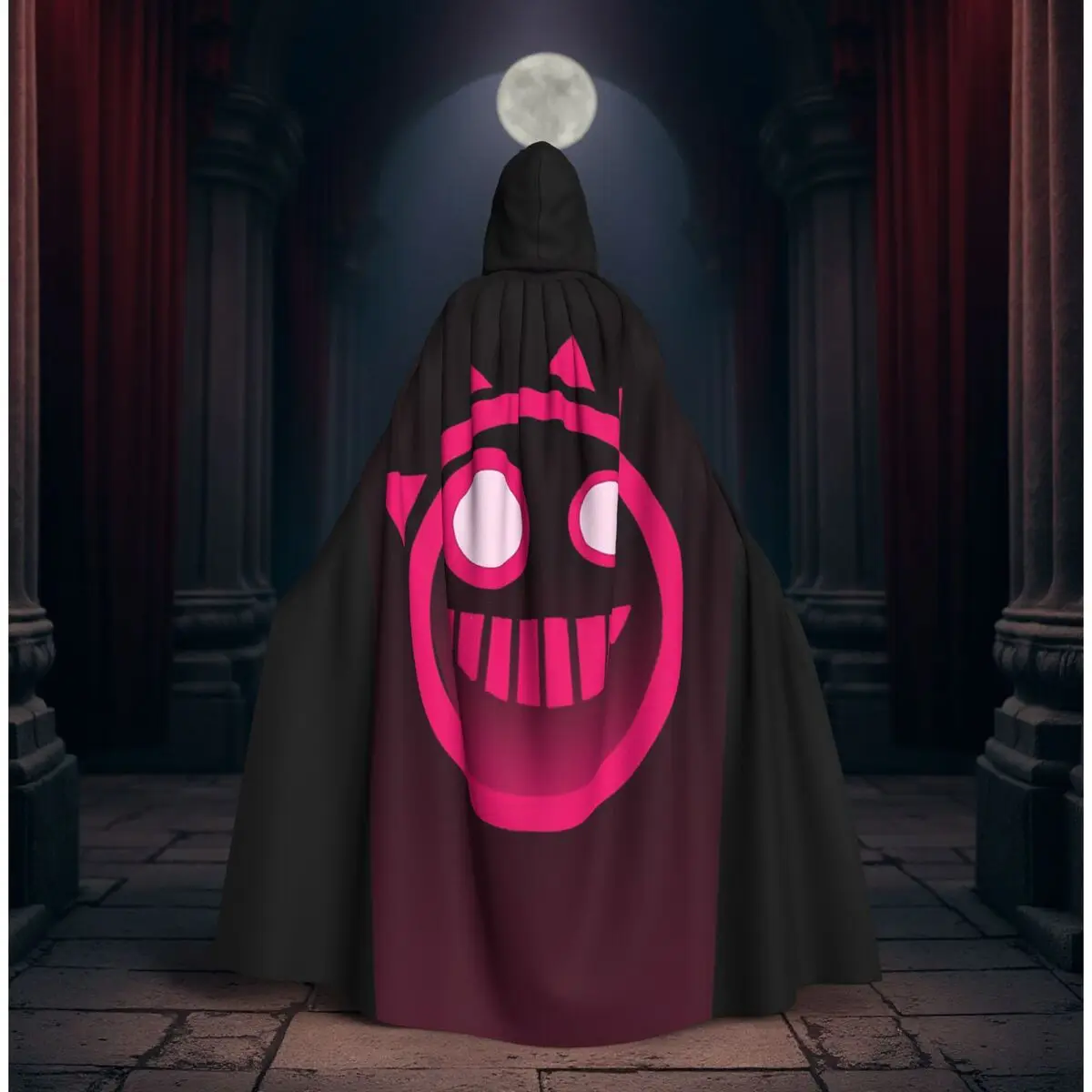 

Длинный капюшон-накидка Just Shapes And Beats Blixer, костюм ведьмы, средневековый костюм, накидка для косплея, на Хэллоуин, вампир, для взрослых, унисекс