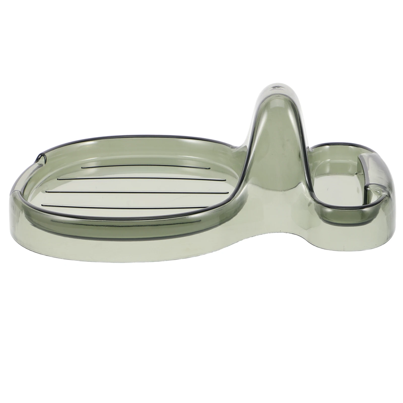 

Plastic Pot Lid Holder Multifunctional Kitchen Tool Organizer Countertop Space-Saving Stylish Spatula Ladle Storage