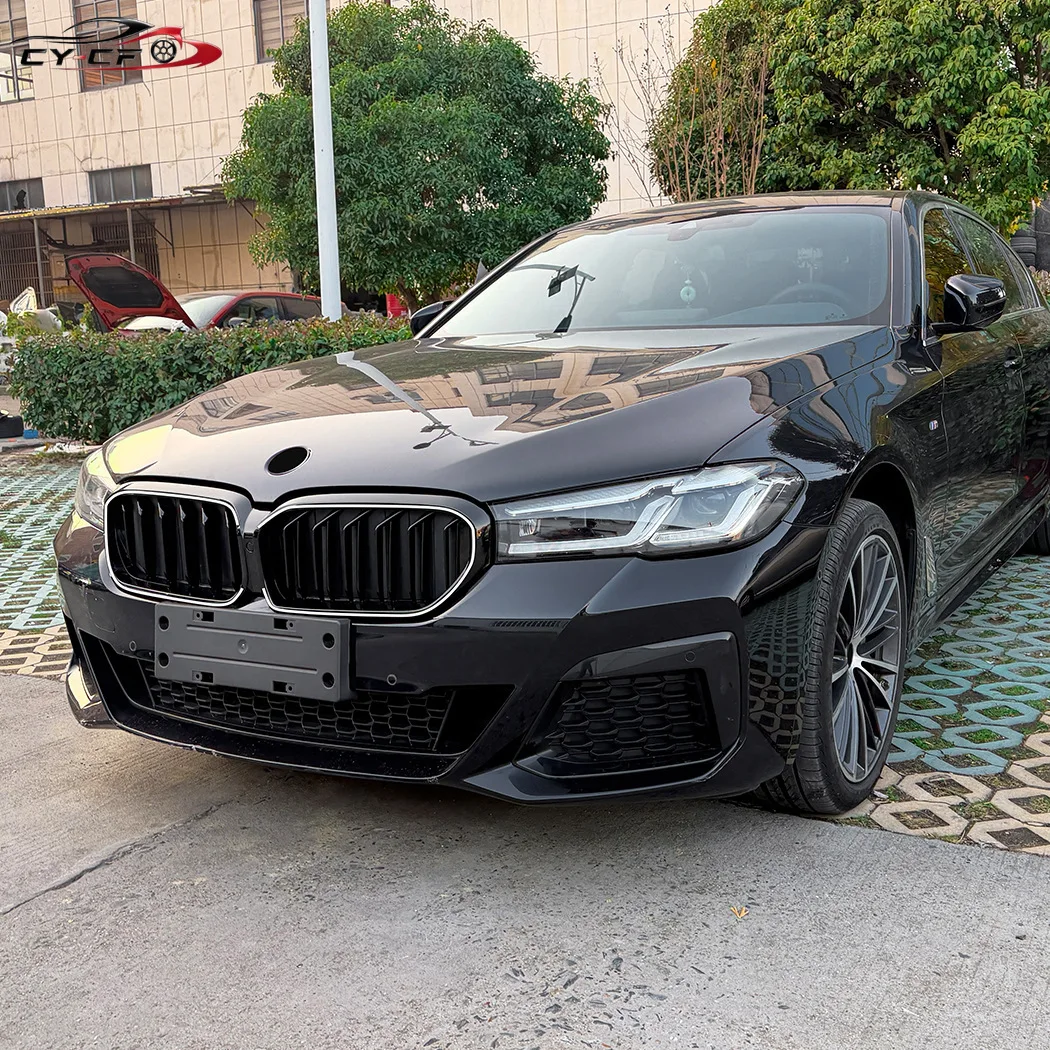 New Design 2021 2022 2023 For For BMW 5 Series G30 G38 G31 Facelift LCI Kidney Grille Led Light Racing Grille Luminous Grilles