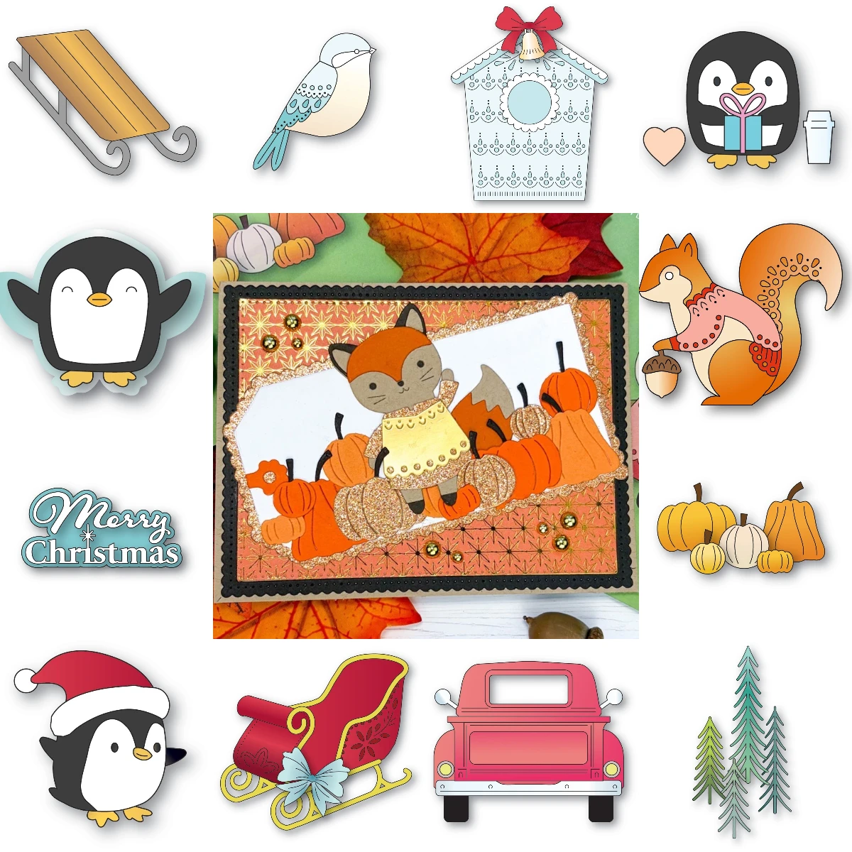 Country Pickup 2026 New Metal Cutting Dies For DIY Scrapbooking Crafts Maker Photo Album Template Handmade Decoration
