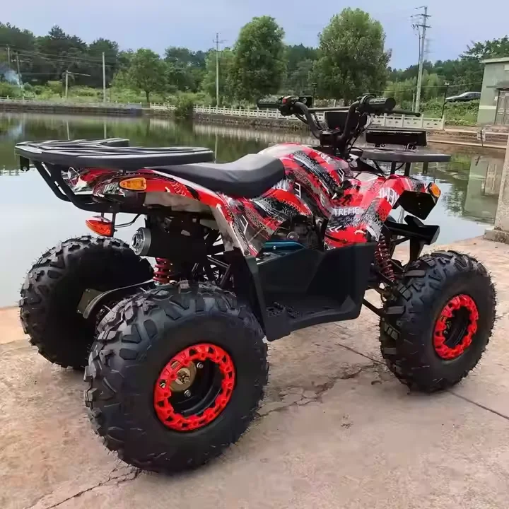 125cc 4 Stroke 1 Cylinder Air-Cooled Automatic ATV 4 Wheeler with Chain Drive Transmission