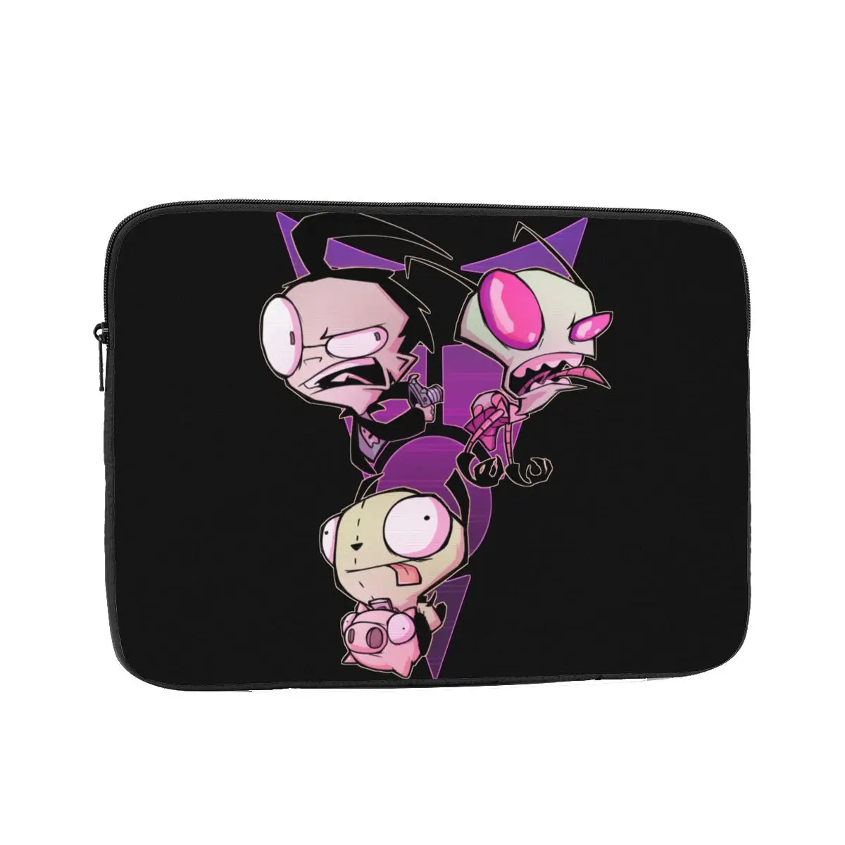 Invader ZIM Alien Cartoon 12 13 15 17 Inch Laptop Bag Sleeve for Macbook Air Pro Notebook Sleeve Cover Bag Shockproof Case Bag