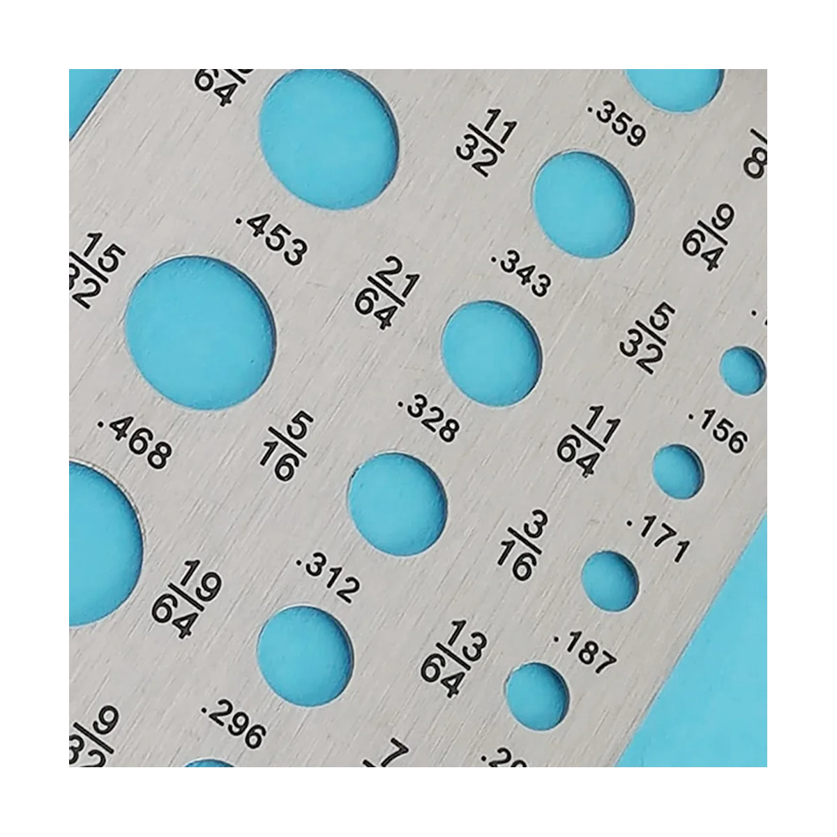 Jauge de diamètre en acier inoxydable, jauge de diamètre, mesure de l'épaisseur du fil, testeur de règle, perceuse bricolage, outil de jauge de mesure