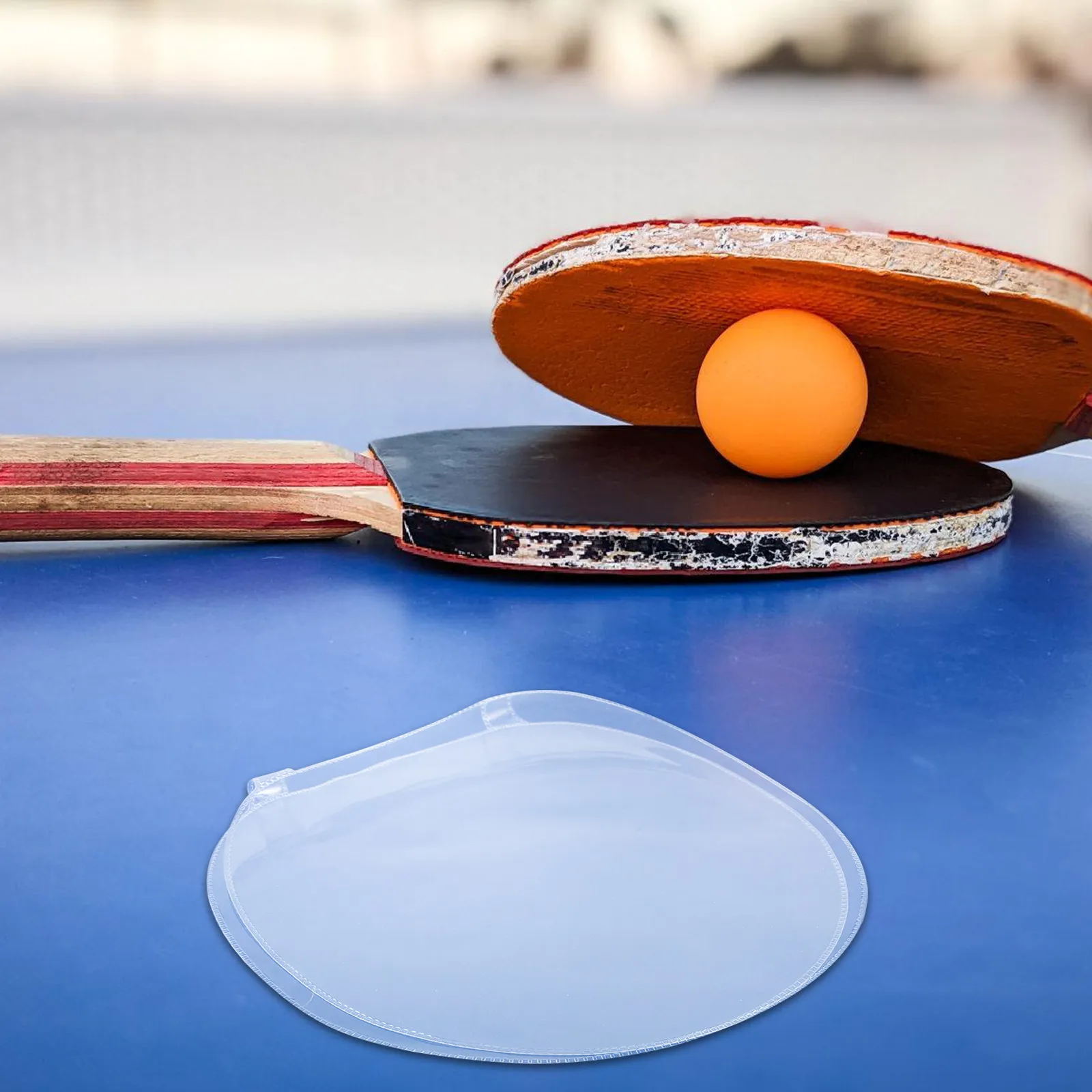 

10Pcs Table Tennis Racket Protective Film Double-Sided Thickened Protective Cover for Paddle Training Competition Leisure Table