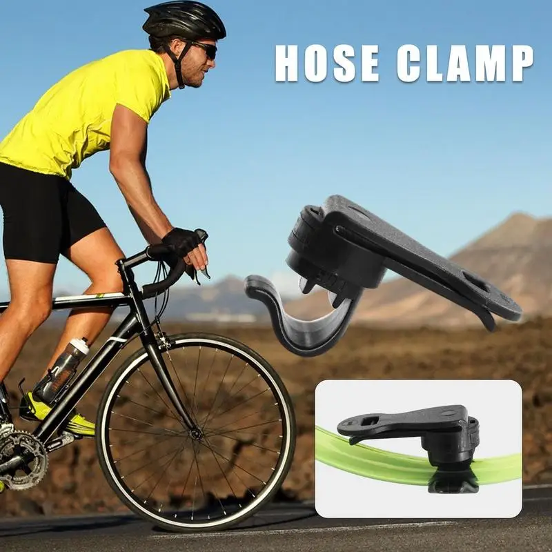 Bicycle Outdoor Cycling Water Bag Straw Automatic Locking Clip Magnetic Buckle Water Pipe Clip Firm Water Bladder Hose Clip