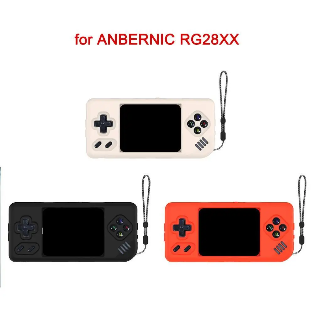 

Для игровой консоли Anbernic RG28XX, Мягкий Силиконовый противоударный защитный чехол для противоударной консоли Anbernic RG28XX, аксессуары для корпуса
