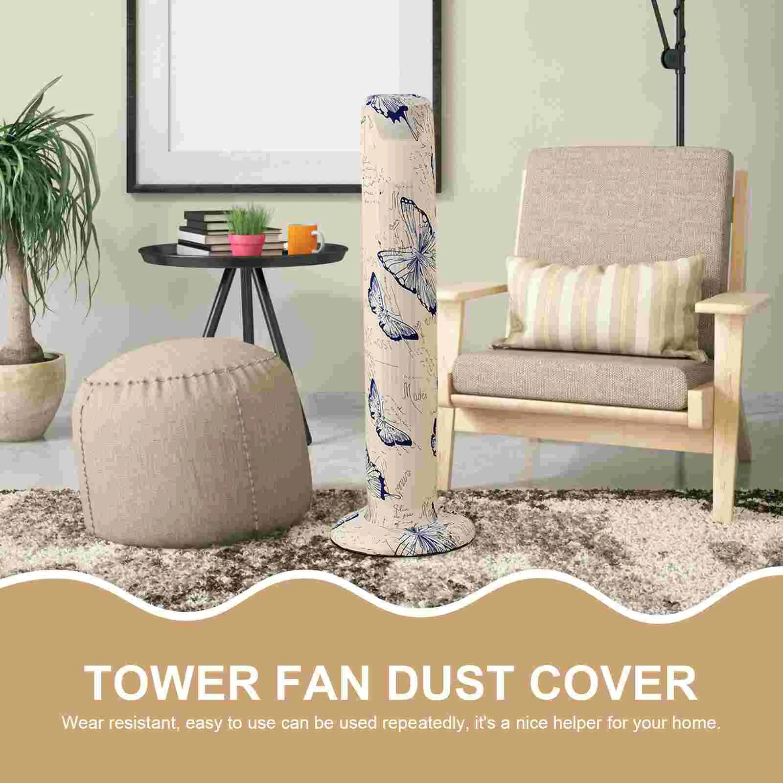 Electric Fan Cover Protector for Floor Tower Safety Vertical Protective Remote Control