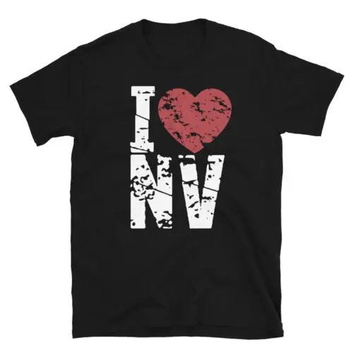 I Love NV State Of Nevado Design Unisex T-Shirt