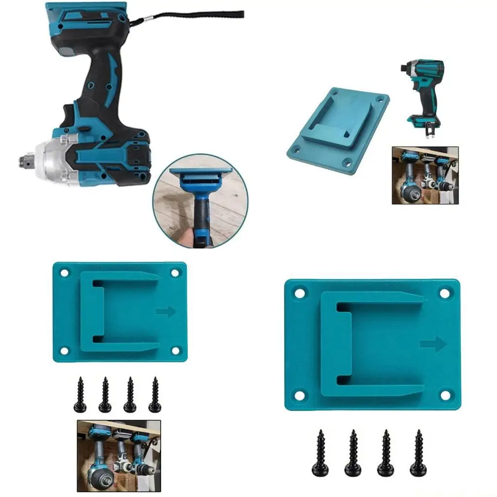 A2BE Power Tool Wall Mount Rack For 14.4V 18V Battery Devices Storage Solution
