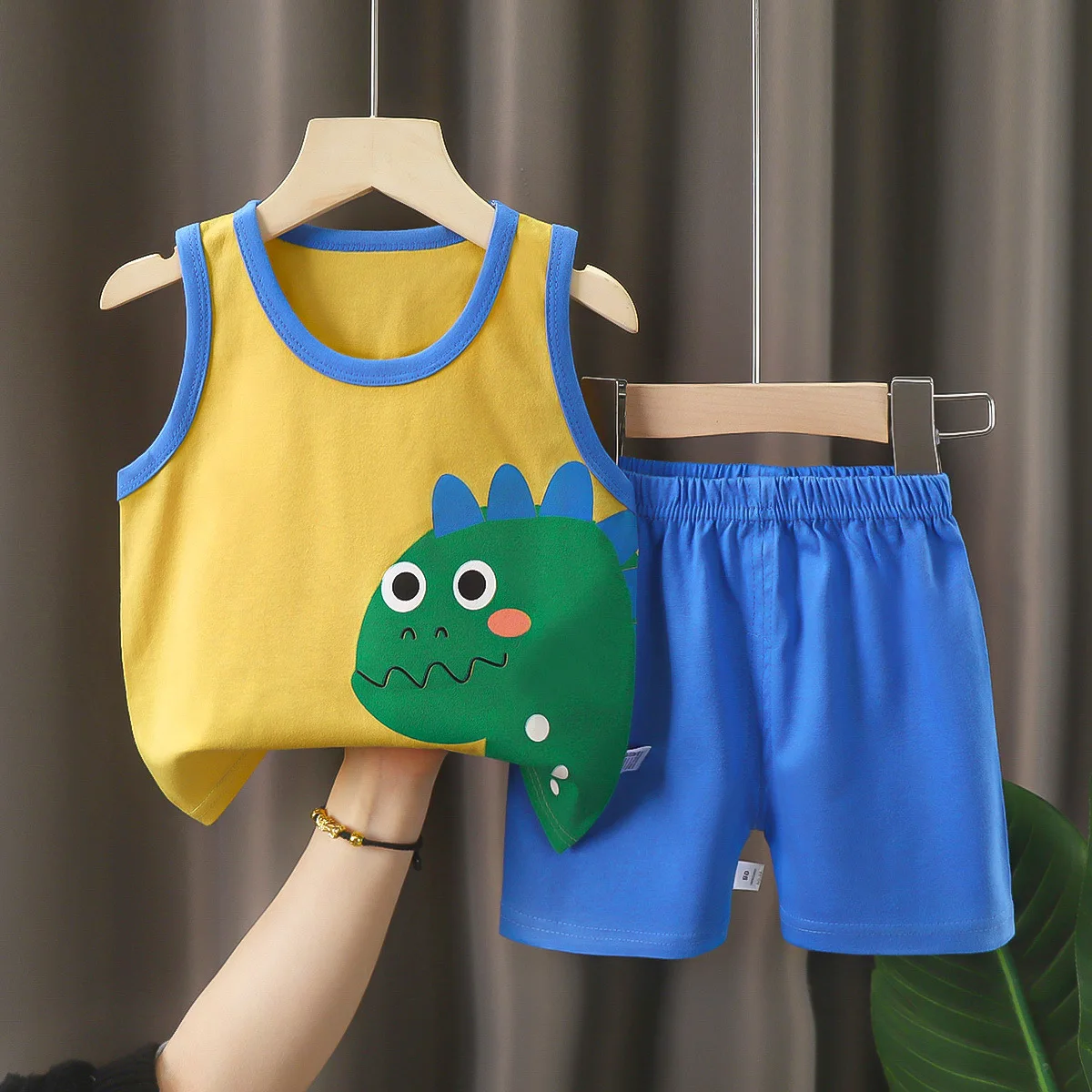 Summer Vest Boys Girls Pajamas Sets Cartoon Cotton Children Boy Girl Sleepwear Nightwear Kids Lightning Pyjamas Suit Summer Vest Boys Girls Pajamas Sets Cartoon Cotton Children Boy Girl Sleepwear Nightwear Kids Lightning Pyjamas Suit