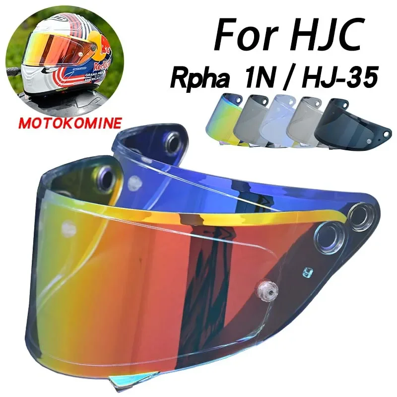 Rpha 1N Visor For HJC RPHA 1N Rpha1N HJ-35 HJ 35 Motorcycle Helmets lens Motorcycle Anti UV Moto Visera Sunshield Anti fog film