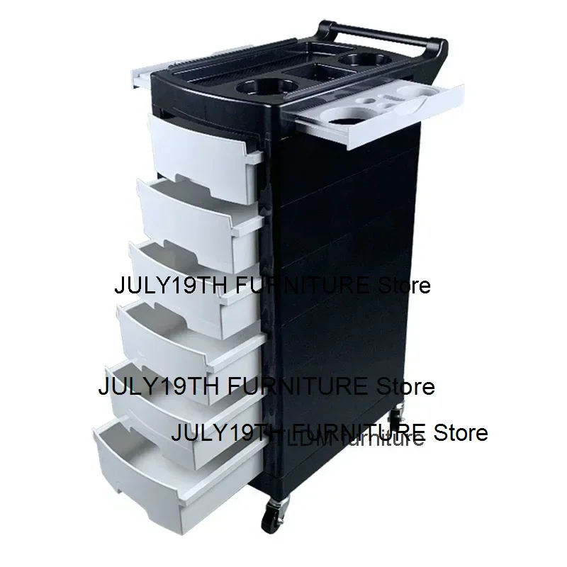 Hair Stylist Salon Trolley Storage Cart Serving Wheels Salon Trolley Beauty Rolling Wagen Mit Rollen Pretty Furniture YN50ST