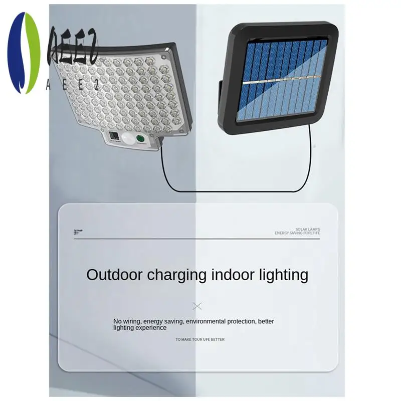 

AEE2-1Set Outdoor Garden Decoration Solar Light Sun Powered Spotlight Safety Light 104COB