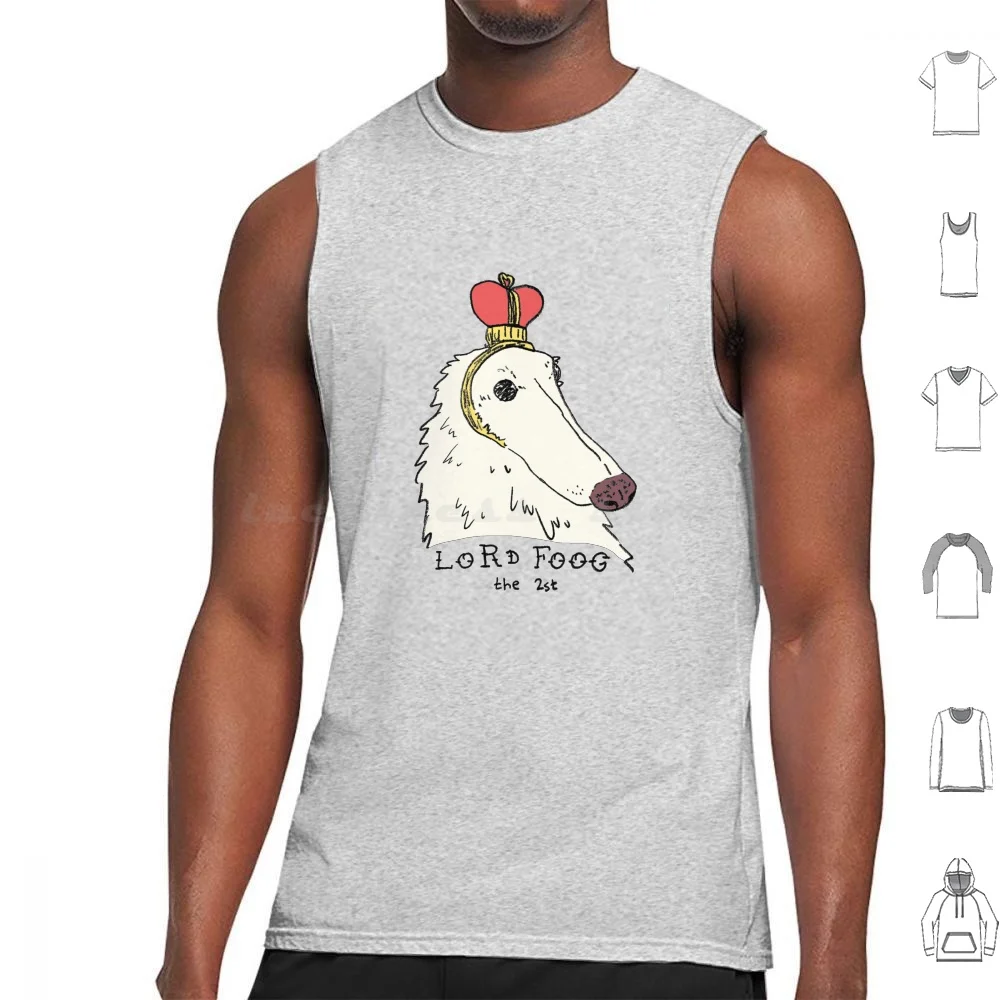 Lord Foog. The 2St Tank Tops Print Cotton Lord Foog The 2St Lord Foog Borzoi Snoot Dog Puppy Dog Meme Puppy Meme