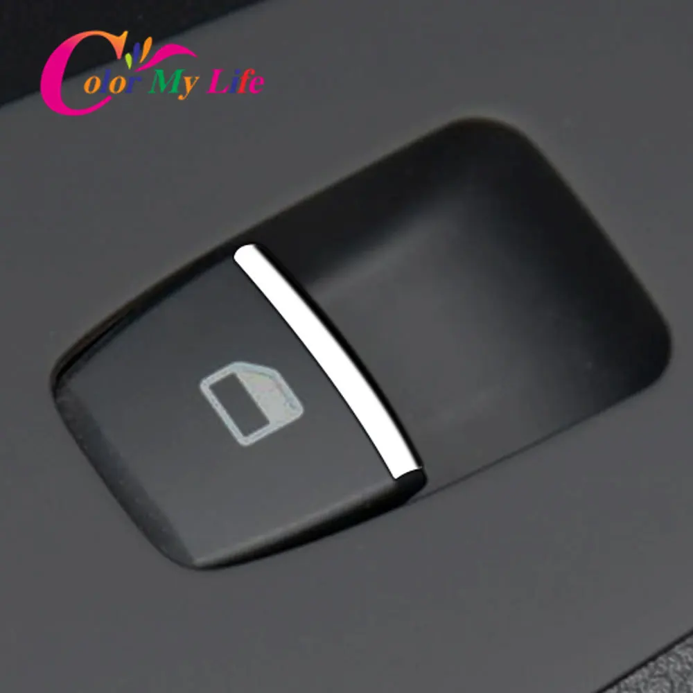 7Pcs/Set ABS Chrome Window Lifter Switch Button Cover Trim for Hyundai Accent Solaris 2016 - 2020 Accessories