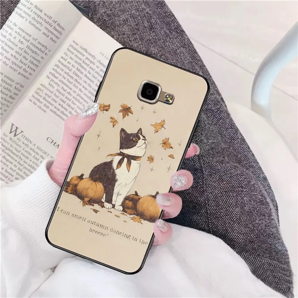 White Autumn Phone Case For Samsung A 10 11 12 13 20 21 22 30 31 32 40 51 52 53 70 71 72 73 91 13 shell