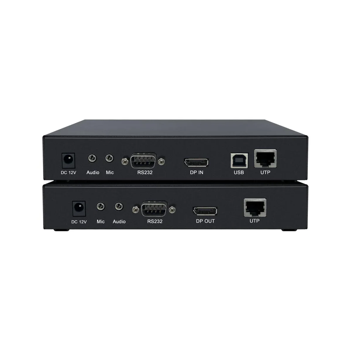 LERGB DPKVM 4K High-definition Video Encoder Digital Audio Separation Function Video Signal Extender (Steel) Private Mold CN/GUA