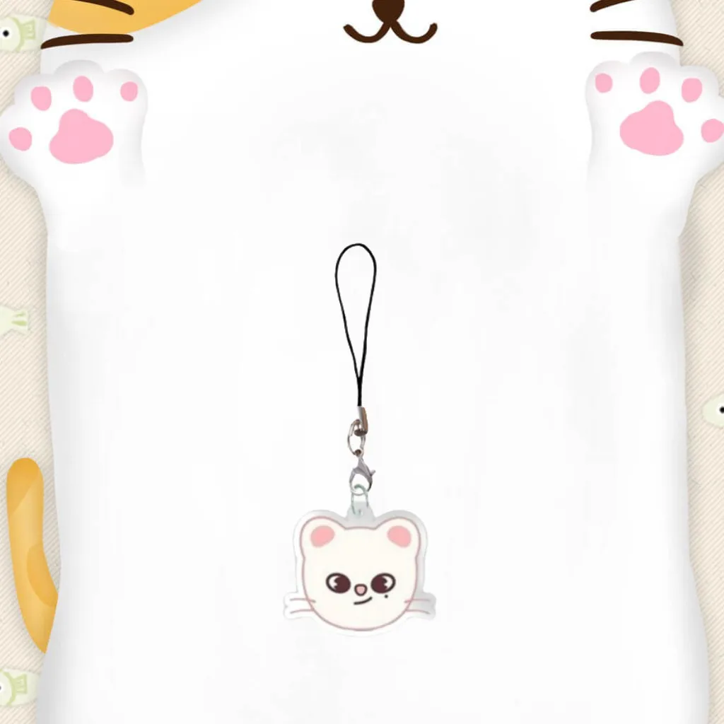 SKZOO figura de animal de dibujos animados llavero acrílico Stray Kids llavero de coche acrílico mochila funda de teléfono colgante regalos periféricos