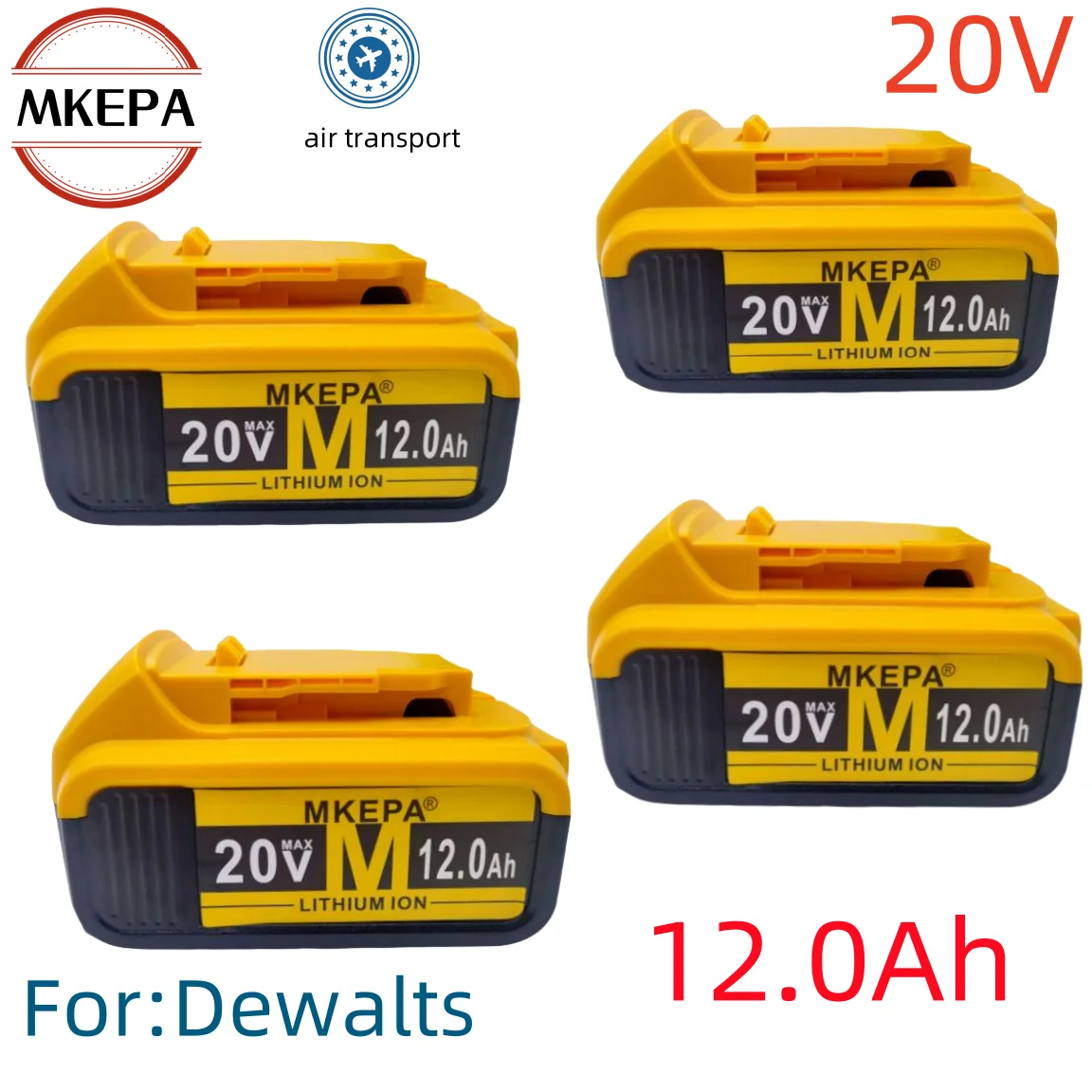 

New 100% Original 12000mAh 20V for Dewalt Power Tool Battery DCB206 20V 18.0Ah Battery DCB206 20V Battery DCB205 DCB200