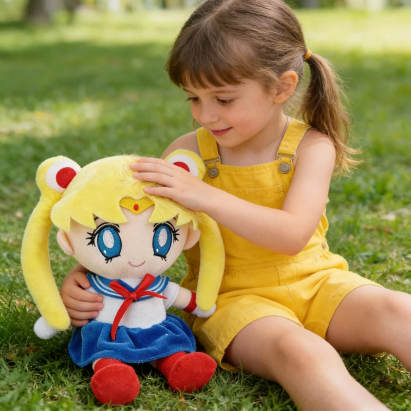 

Популярная серия аниме «Сейлор Мун», милая плюшевая кукла, персонаж мультфильма, изысканная креативная плюшевая игрушка, подарок на день рождения для мальчиков и девочек