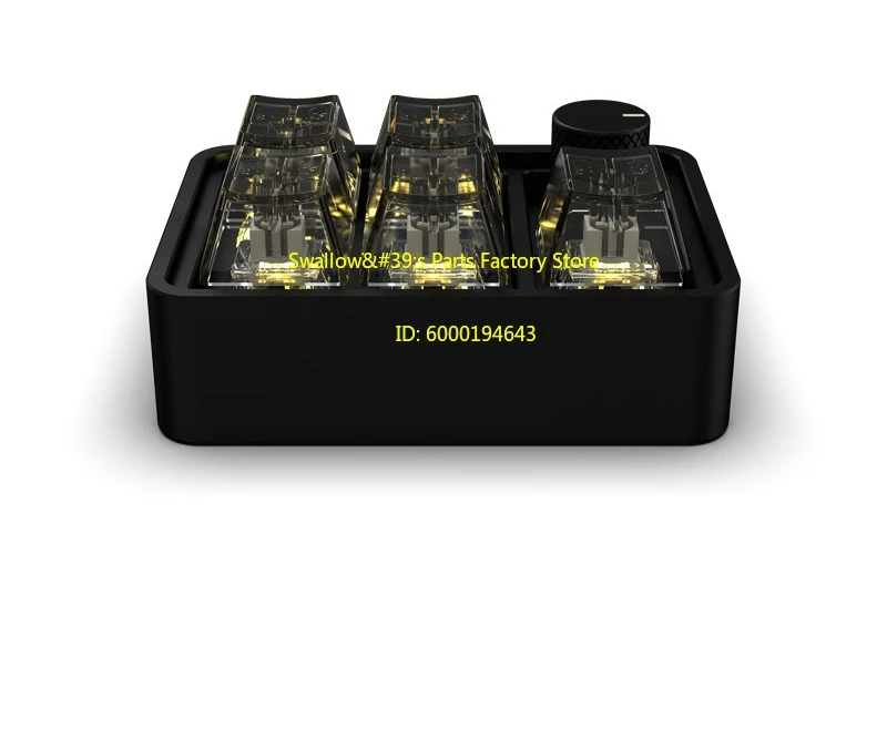 Aluminum alloy mechanical keyboard 5-position keypad volume adjustment