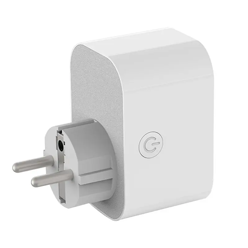 

ABJT-Tuya Smart Plug Wi-Fi Socket European German Standard Voice-Controlled Wi-Fi Sockettimer Remote Control Energy Monitor EU P