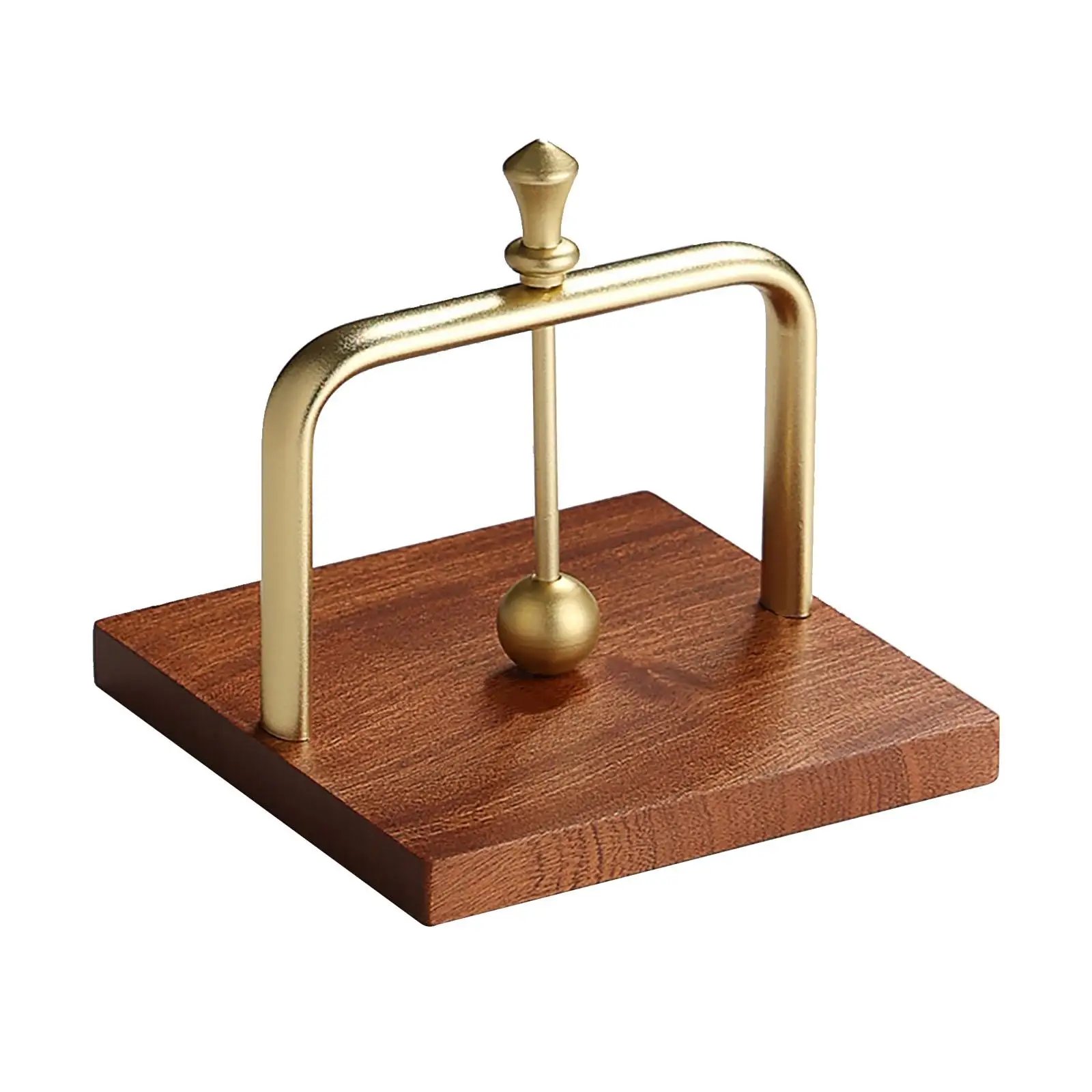 Napkin Holder Rack Solid Wood Aluminum Alloy Napkin Clip Tabletop Tissue Holder for Office Farmhouse Kitchen Outdoor Dining Room