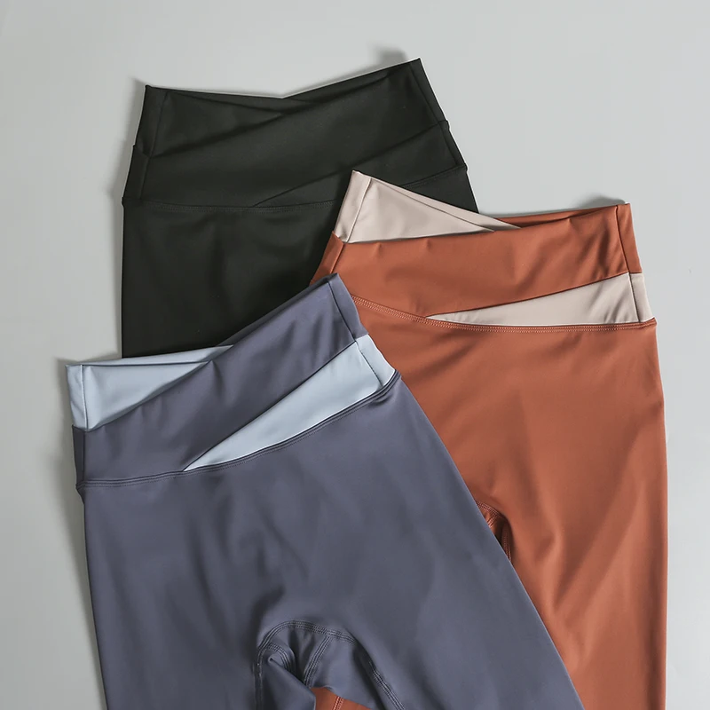 

High Waist Fitness Pants Women's Seamless Tight Running Yoga Elastic Breathable Quick Dry Long Pants Butt Lifting Sensation