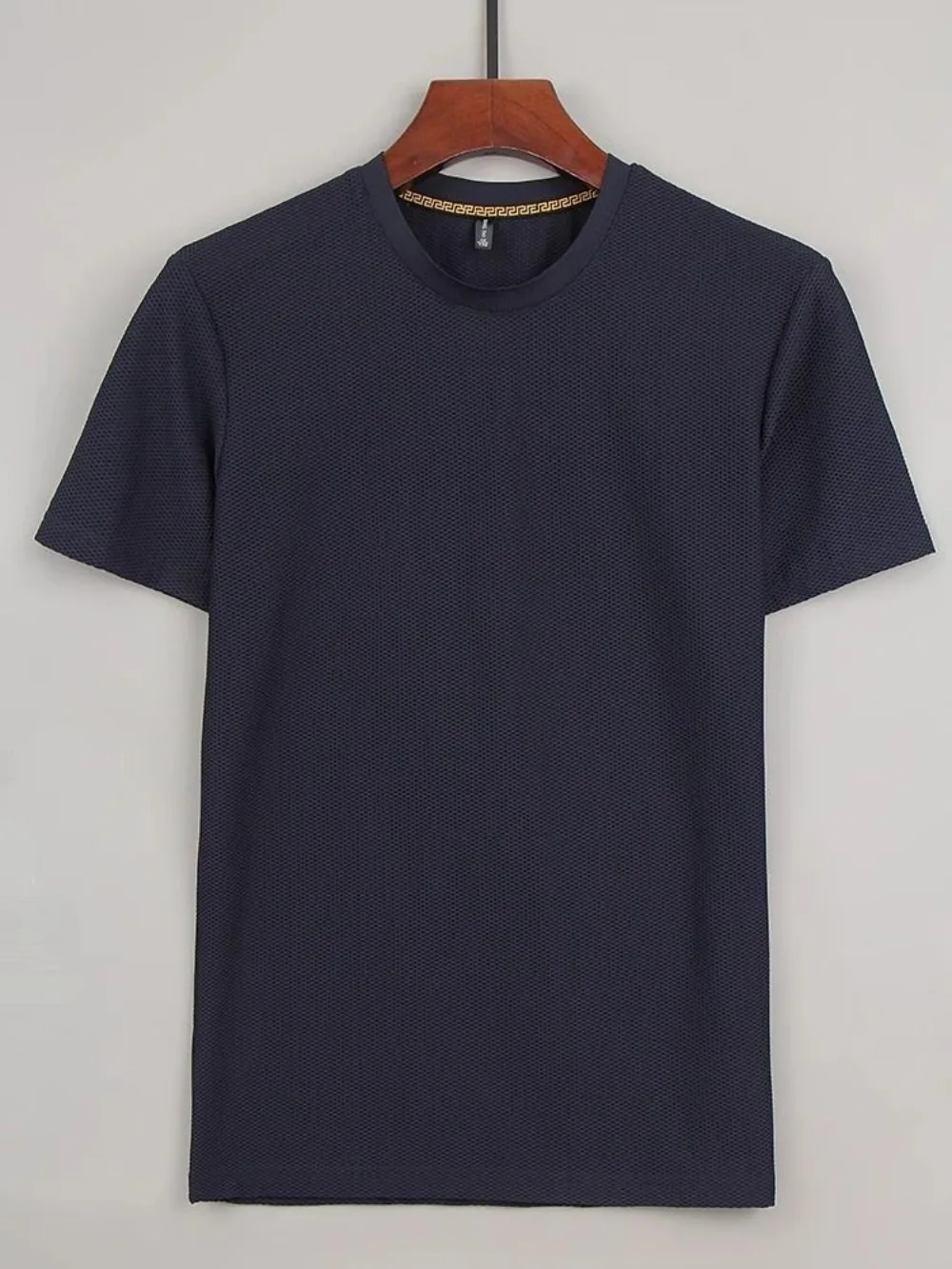 High-End 2023 Luxury Brand Men\'s T-Shirts Ice Silk with Breathable Mesh for Summer Designer Harajuku  Fashion T-Shirt for Men
