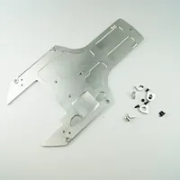 Alloy Lower Under Skid Protect Plate Bumper For HPI Rovan Rofun Baja 5B 5T Buggy Truck 1/5