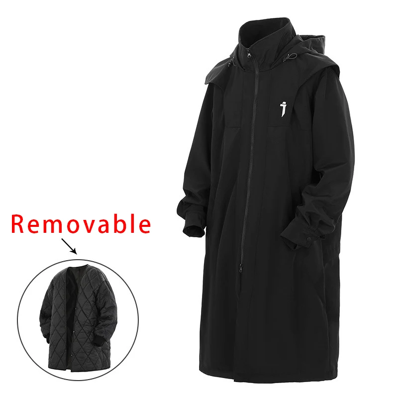 11 BYBB'S DARK Men Tactical Trench Jacket 2025 Winter Long Coats