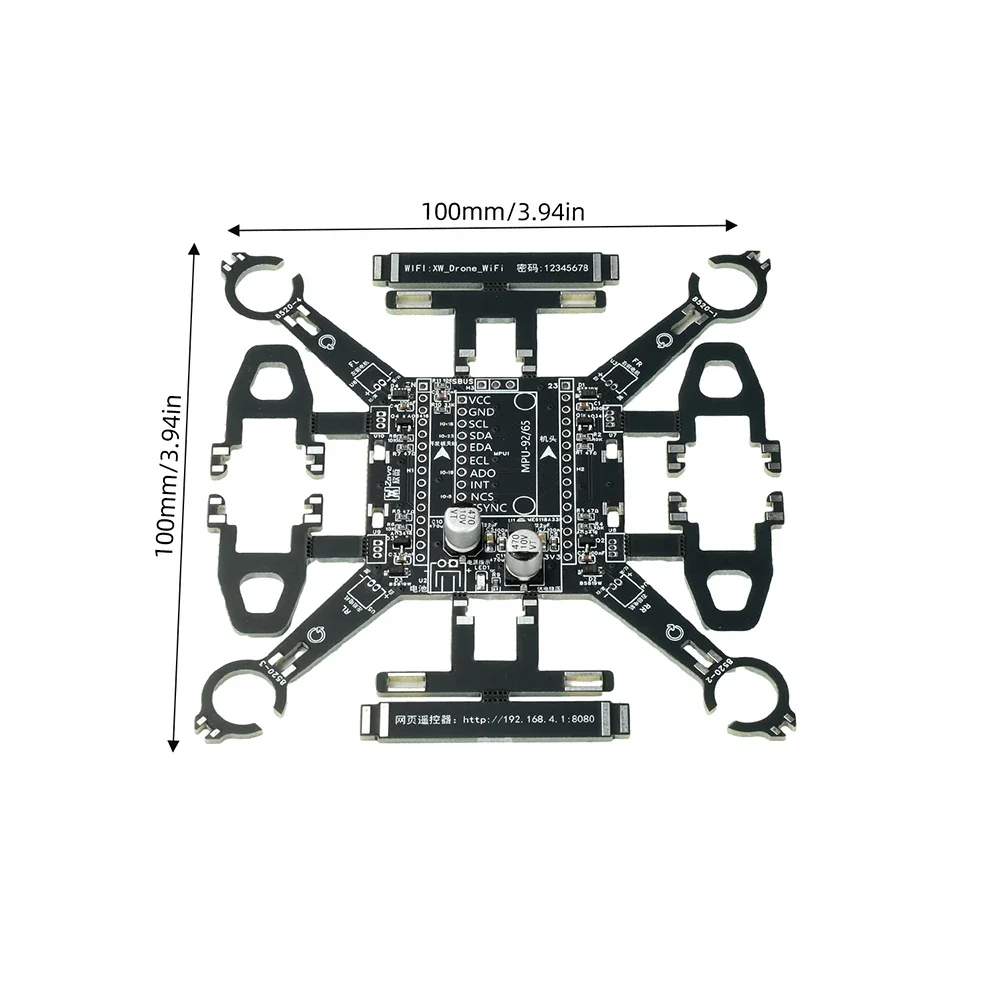 DIY ESP32 Drone Kit with WIFI Bluetooth Programmable Quadcopter Drone Electronic DIY Kit for Educational STEM Projects