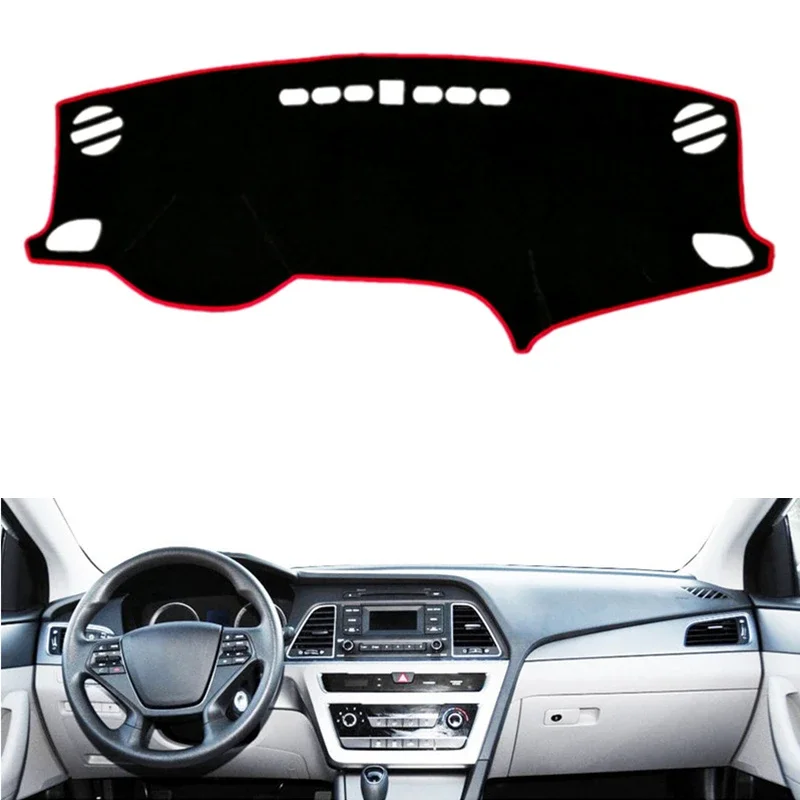 

Car Styling For Hyundai Sonata LF 2015 2016 2017 2018 2019 Dashboard Cover Mat Pad Dash Sunshield Carpet Rug Anti-UV Accessories