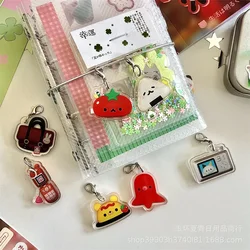1Pc Y2k Kawaii Japanese Showa Vintage Early Style Food Pendant for Notebook Scrapbook Journal Album DIY Deco Cute Accessories