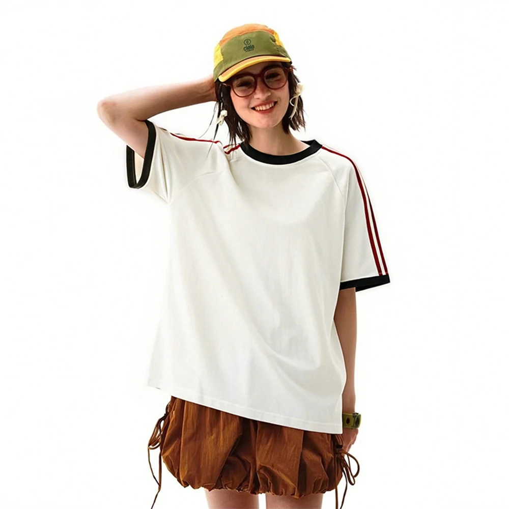 Korean Fashion Oversized T-shirt 2026 Summer Trend Y2k T Shirt Men Women Clothing High Quality Short Sleeve Tee High Street Tops