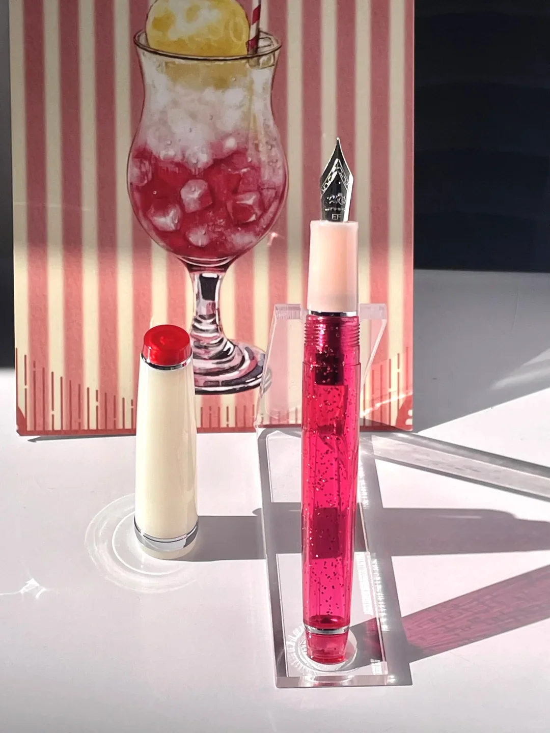 

Jinhao 82 Limited Edtion Strawberrry Soda Fountain Pen