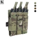 Porta Cargadores Triple MP5/MP7/KRISS MOLLE Táctico Airsoft Combate Juego Guerra