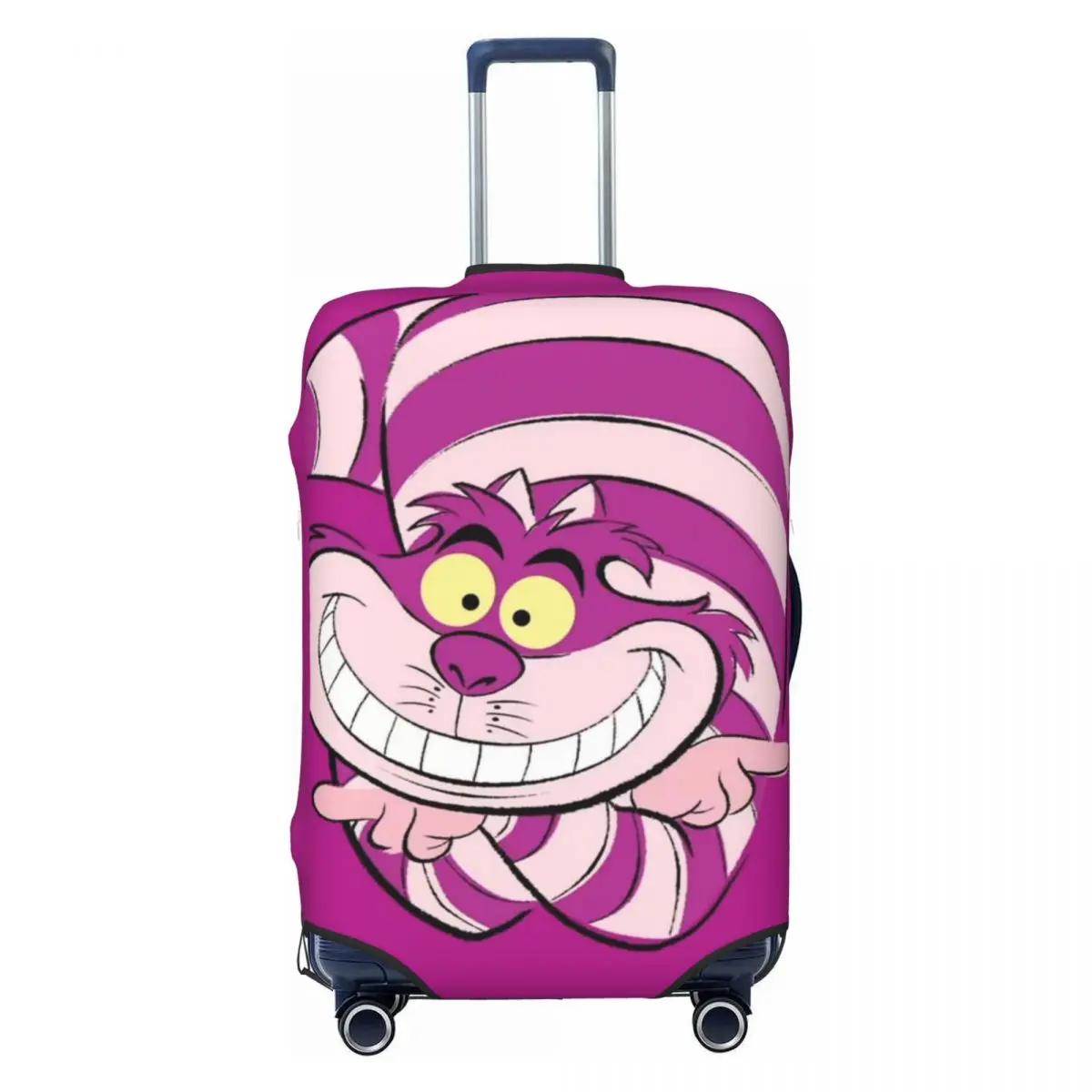 

Custom C-Cheshire Cat Luggage Cover Protector Fashion Travel Suitcase Covers for 18-32 Inch