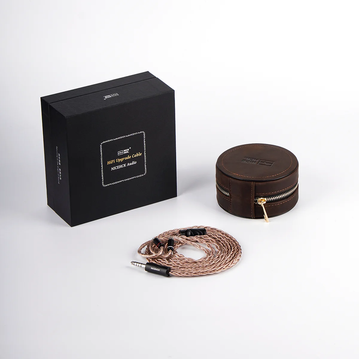 NICEHCK EpicLoong Cable de repuesto HiFi 21AWG 6N Cable audiófilo de plata pura 2 pines chapado en paladio OFC 4,4mm enchufe para METEOR P50